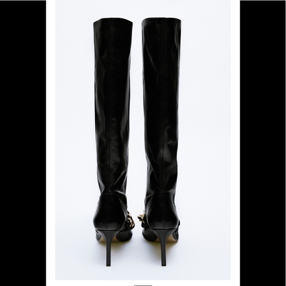 NWT ZARA Leather Boots - Picture 13 of 13